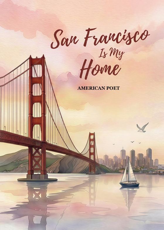 Poetry Card #1 — San Francisco watercolor