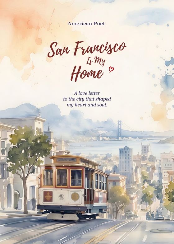 Poetry Card #4 — San Francisco watercolor